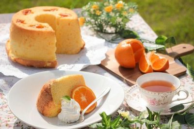 三環舎　奄美のシフォンケーキ　たんかん