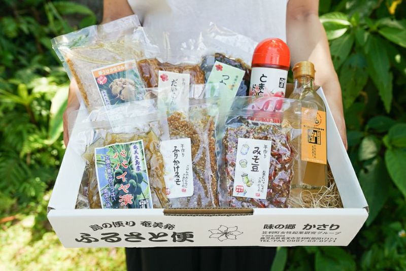 T)【送料込み】無添加手作り ご飯のおとも8点セット (味の郷かさりA