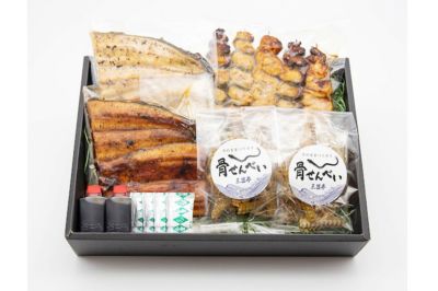 【送料無料】老舗うなぎ屋のうなぎとくりからと白焼きセット（2