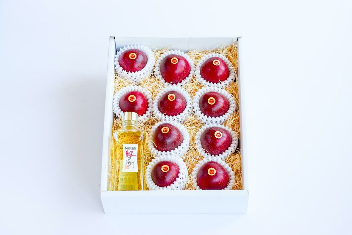 パッションフルーツと紅さんごセット