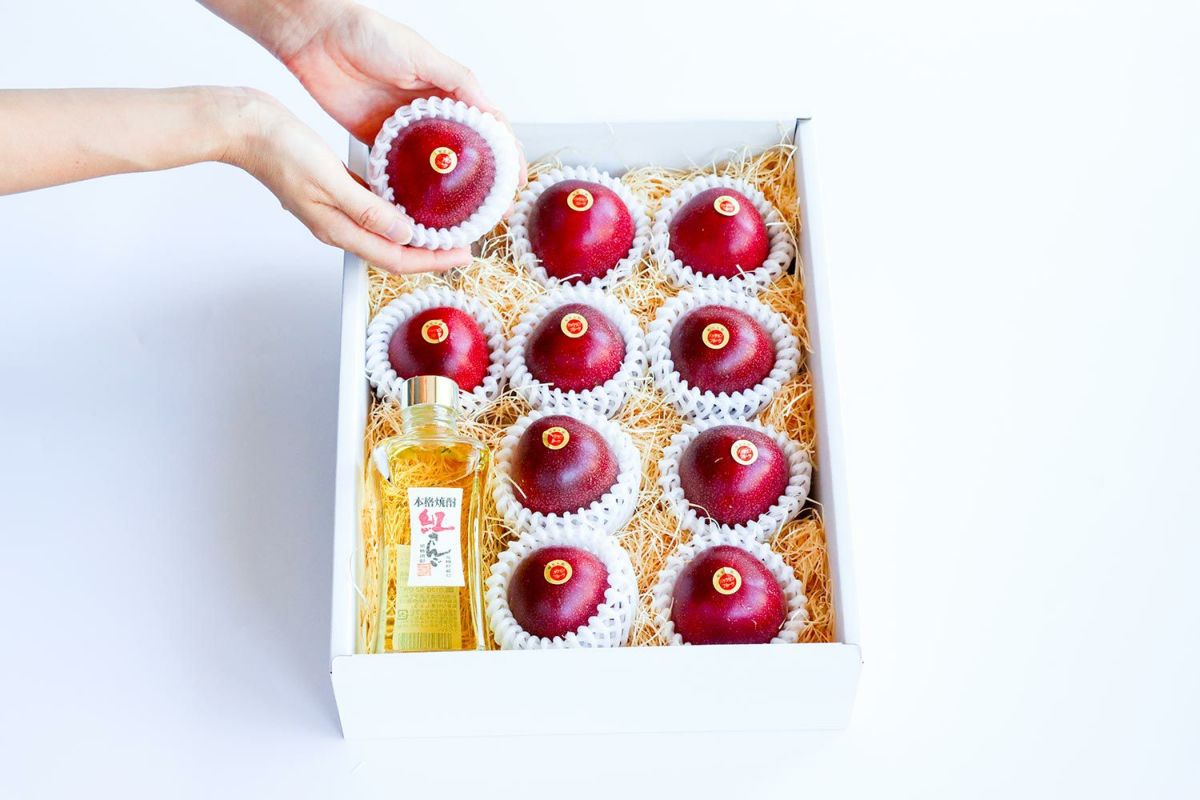 パッションフルーツと紅さんごセット