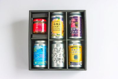 黒糖焼酎島ハイボール缶とおつまみセット【送料別】